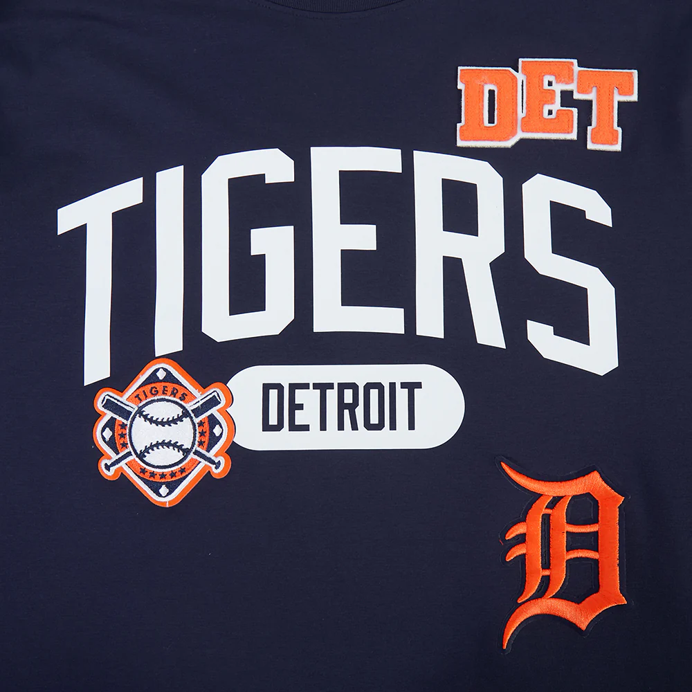 MLB DETROIT TIGERS LETTERMAN MEN'S S/S TEE (MIDNIGHT NAVY) - Image 7