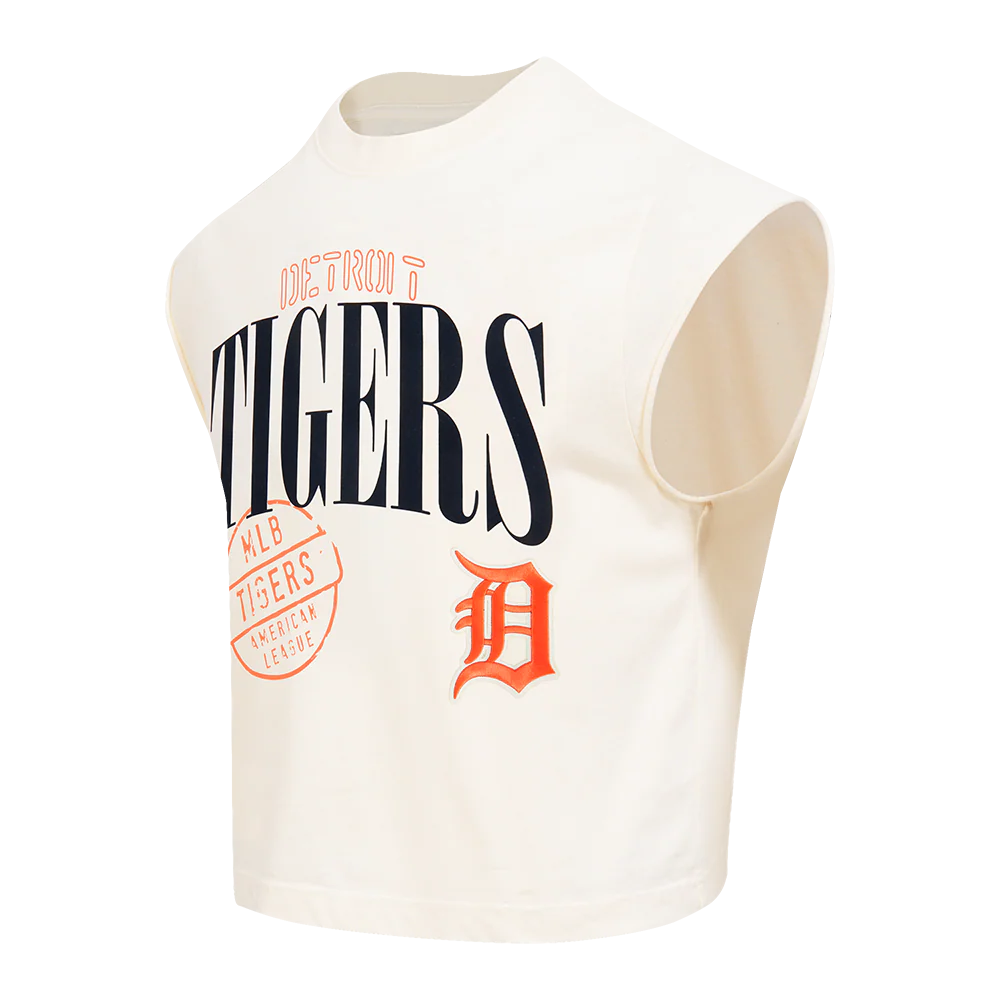 MLB DETROIT TIGERS STAMPED MEN'S S/S TEE (EGGSHELL) - Image 3