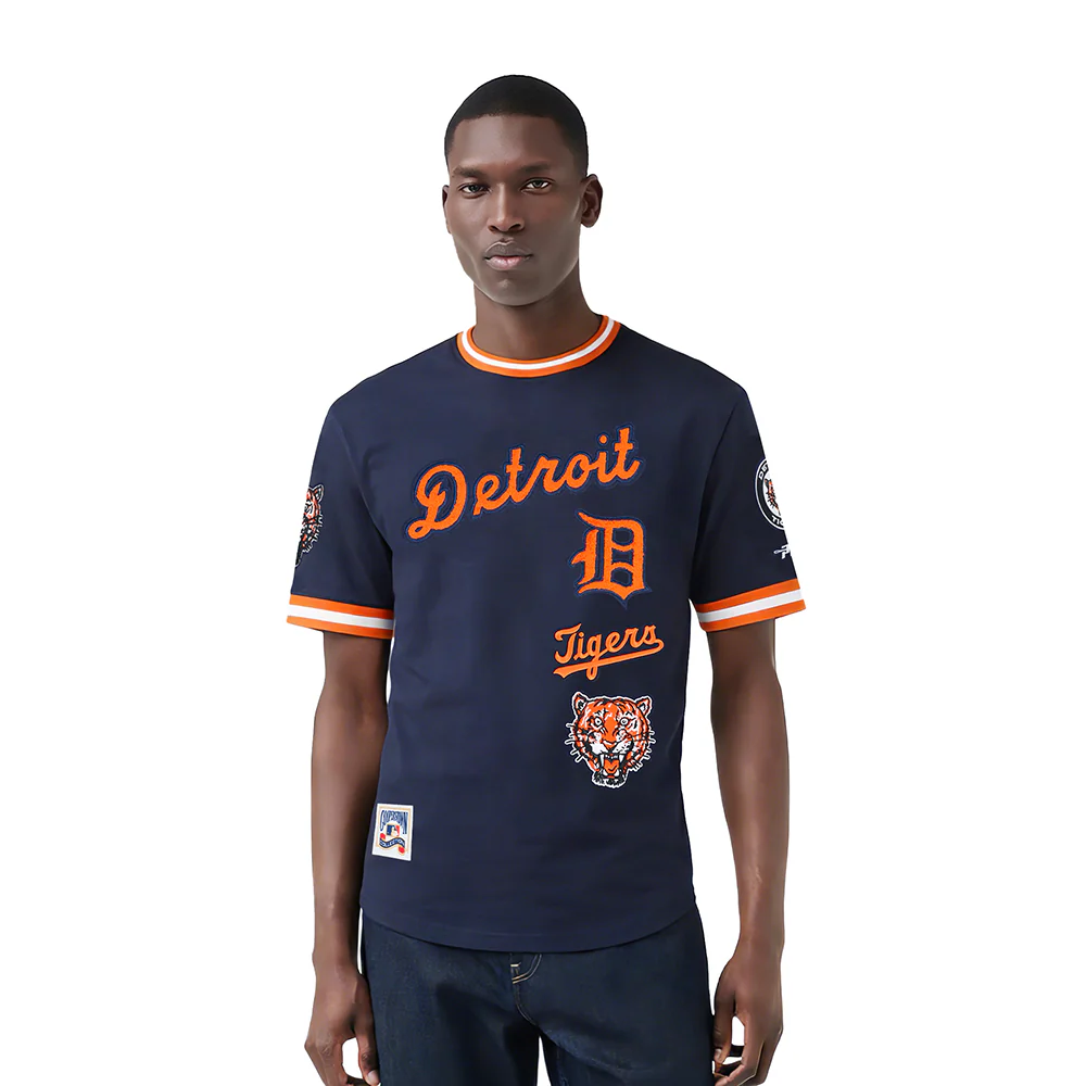 MLB DETROIT TIGERS RETRO CLASSICS MEN'S DK TOP (MIDNIGHT NAVY/ORANGE/MIDNIGHT NAVY)