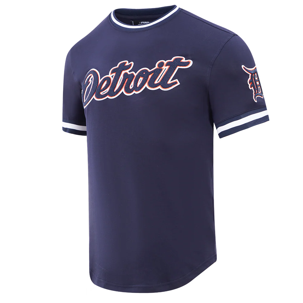 MLB DETROIT TIGERS CLASSIC CHENILLE MEN'S TOP (MIDNIGHT NAVY/ORANGE) - Image 2