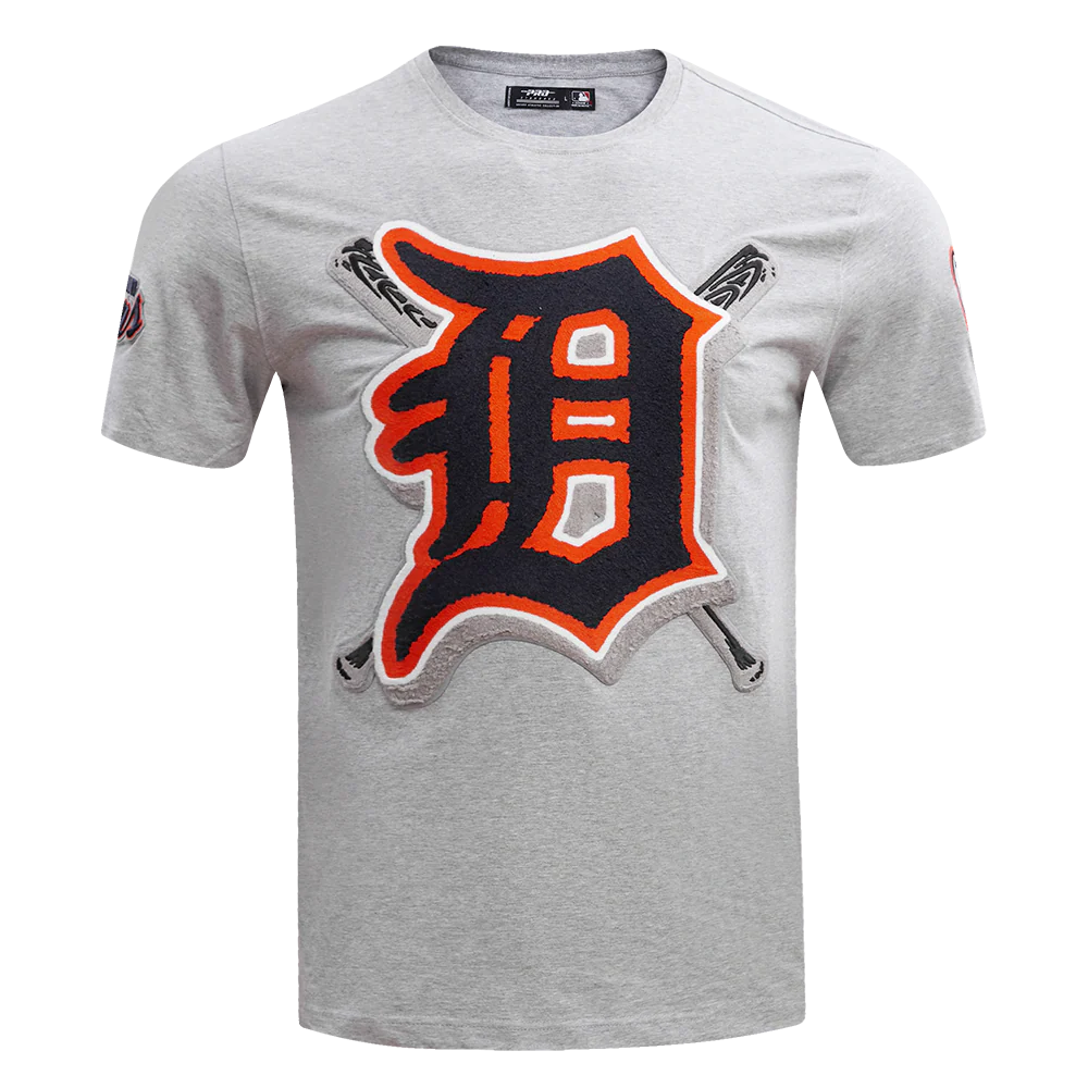 MLB DETROIT TIGERS MASHUP MEN'S TOP (HEATHER GREY)