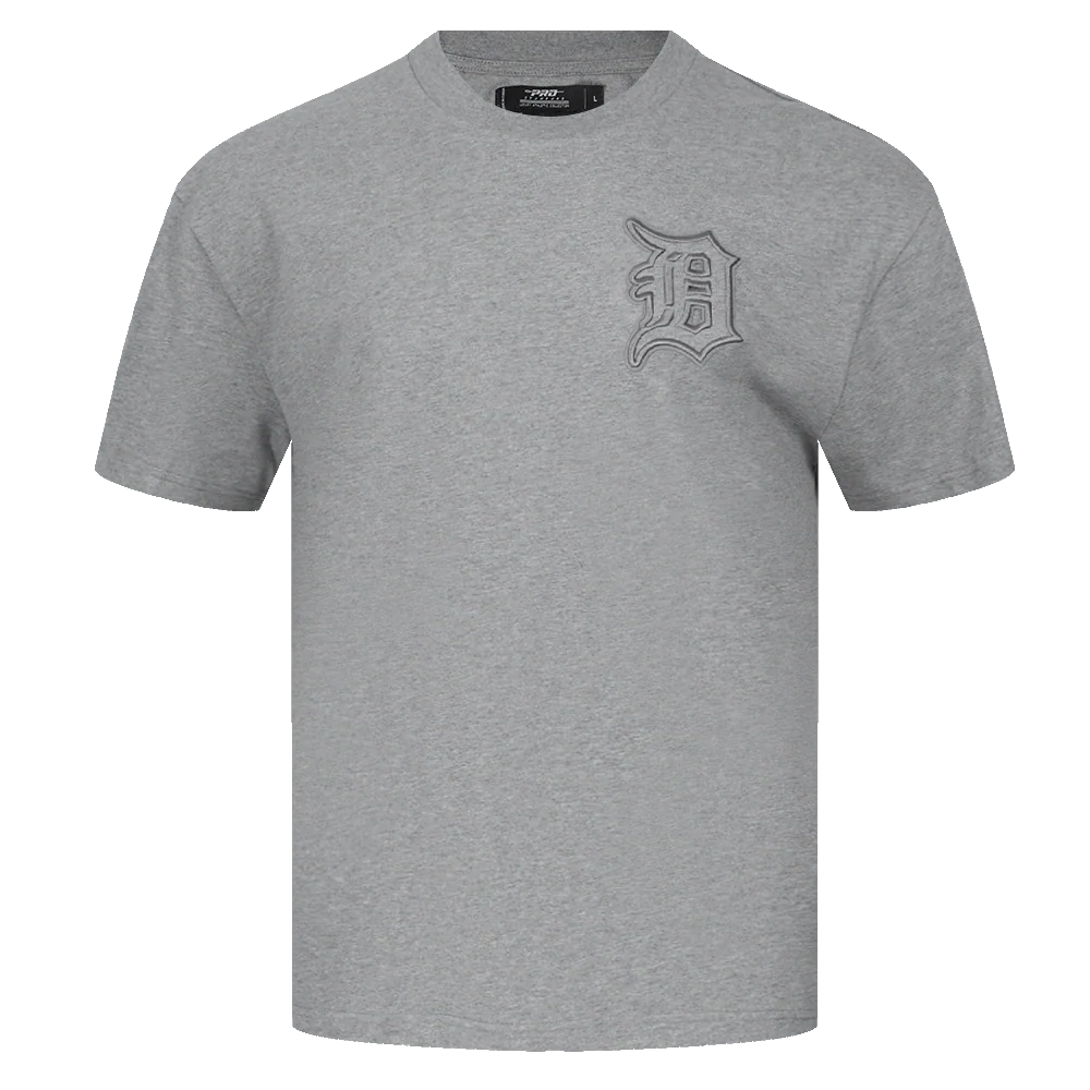 MLB DETROIT TIGERS NEUTRAL MEN'S DROP SHOULDER TOP (DARK HEATHER GRAY)