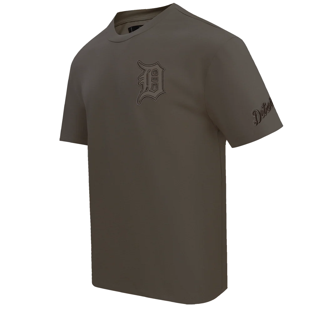 MLB DETROIT TIGERS NEUTRAL DROP SHOULDER MEN'S TOP (DARK TAUPE) - Image 2