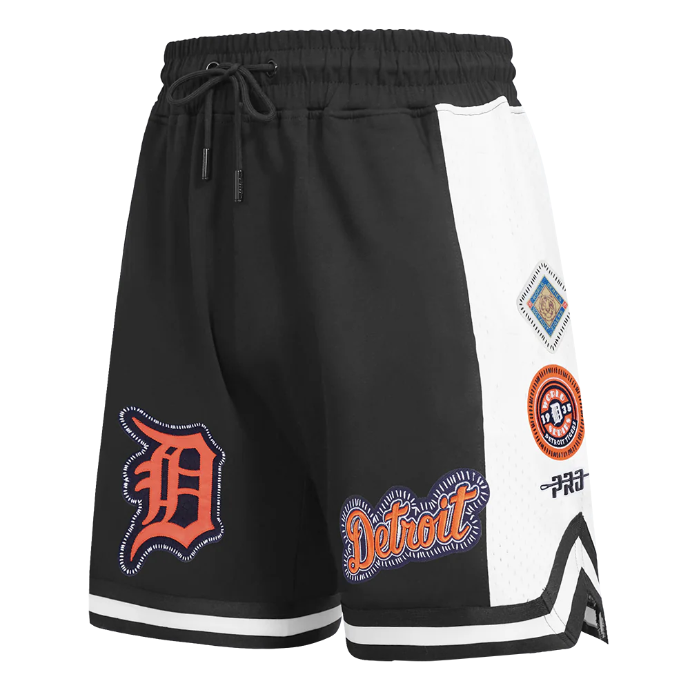 MLB DETROIT TIGERS DIY PICK STITCH MEN'S DOUBLE KNIT 2.0 SHORT (BLACK) - Image 7