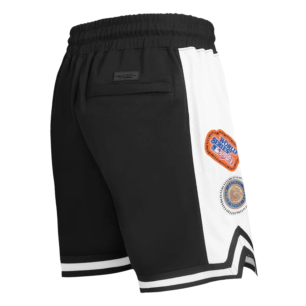 MLB DETROIT TIGERS DIY PICK STITCH MEN'S DOUBLE KNIT 2.0 SHORT (BLACK) - Image 9