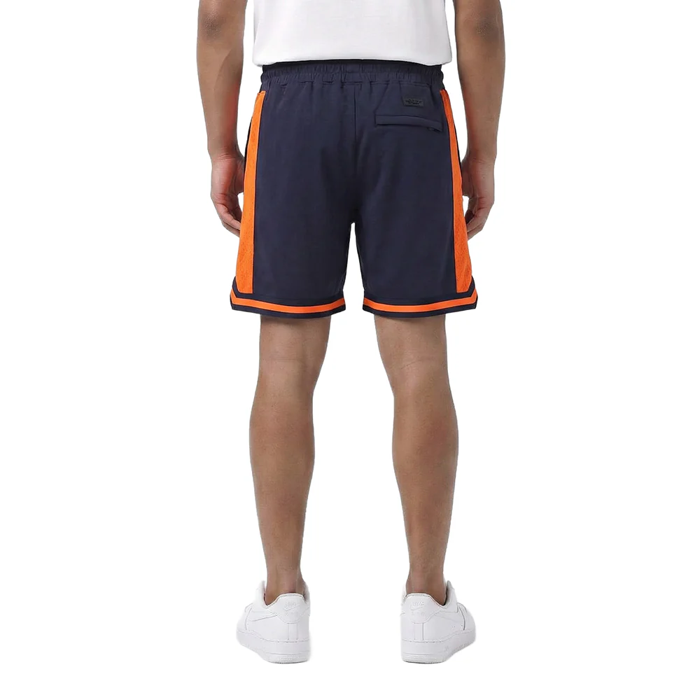 MLB DETROIT TIGERS DIY PICK STITCH MEN'S DOUBLE KNIT 2.0 SHORT (MIDNIGHT NAVY/ORANGE/MIDNIGHT NAVY) - Image 2