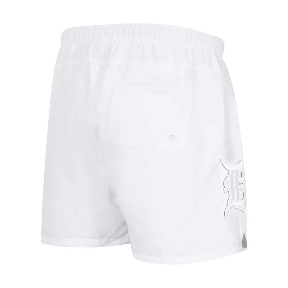 MLB DETROIT TIGERS WHITE OUT MEN'S WOVEN SHORT (WHITE) - Image 3
