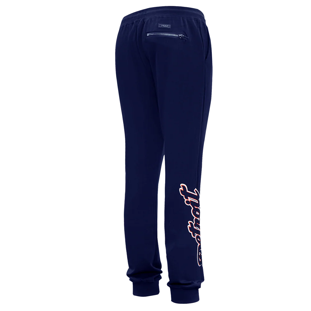 MLB DETROIT TIGERS CLASSIC CHENILLE MEN'S JOGGER (MIDNIGHT NAVY) - Image 3