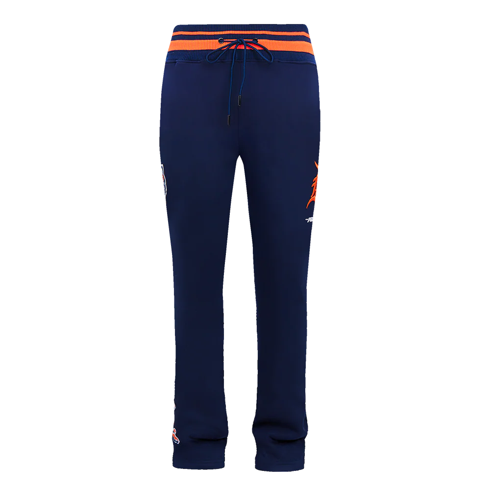 MLB DETROIT TIGERS SCRIPT TAIL MEN'S RIB FLEECE SWEATPANT (MIDNIGHT NAVY/ORANGE/MIDNIGHT NAVY) - Image 2