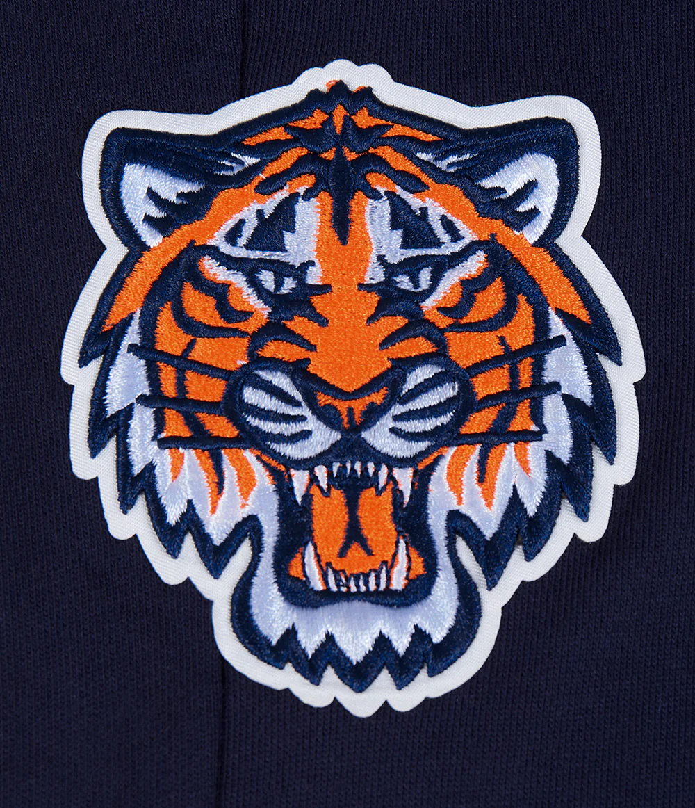 MLB DETROIT TIGERS SCRIPT TAIL MEN'S RIB FLEECE SWEATPANT (MIDNIGHT NAVY/ORANGE/MIDNIGHT NAVY) - Image 5