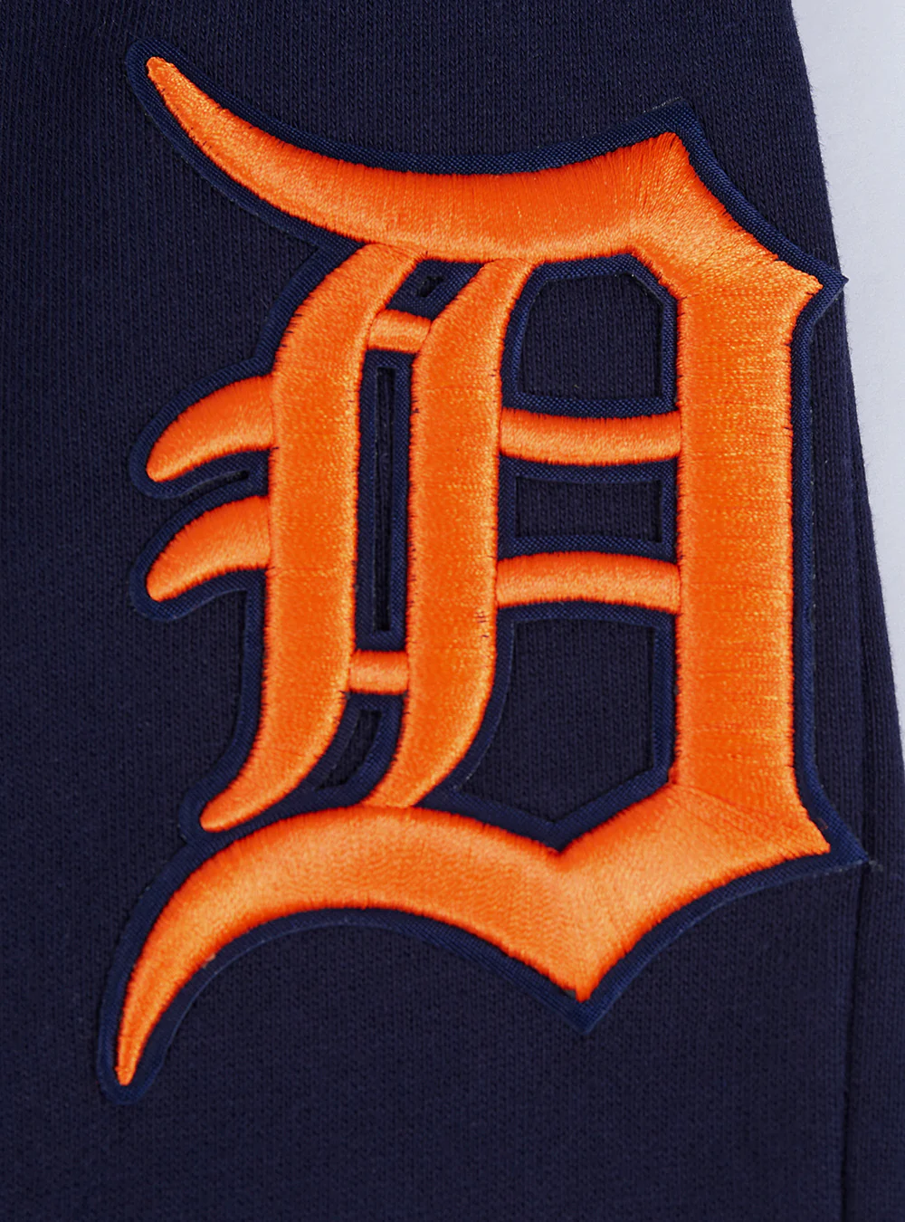 MLB DETROIT TIGERS SCRIPT TAIL MEN'S RIB FLEECE SWEATPANT (MIDNIGHT NAVY/ORANGE/MIDNIGHT NAVY) - Image 7