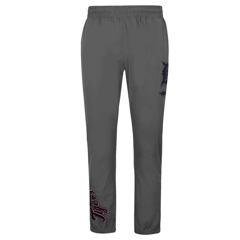 MLB DETROIT TIGERS CLASSIC WIND SUIT MEN'S WOVEN PANT (GRAY)