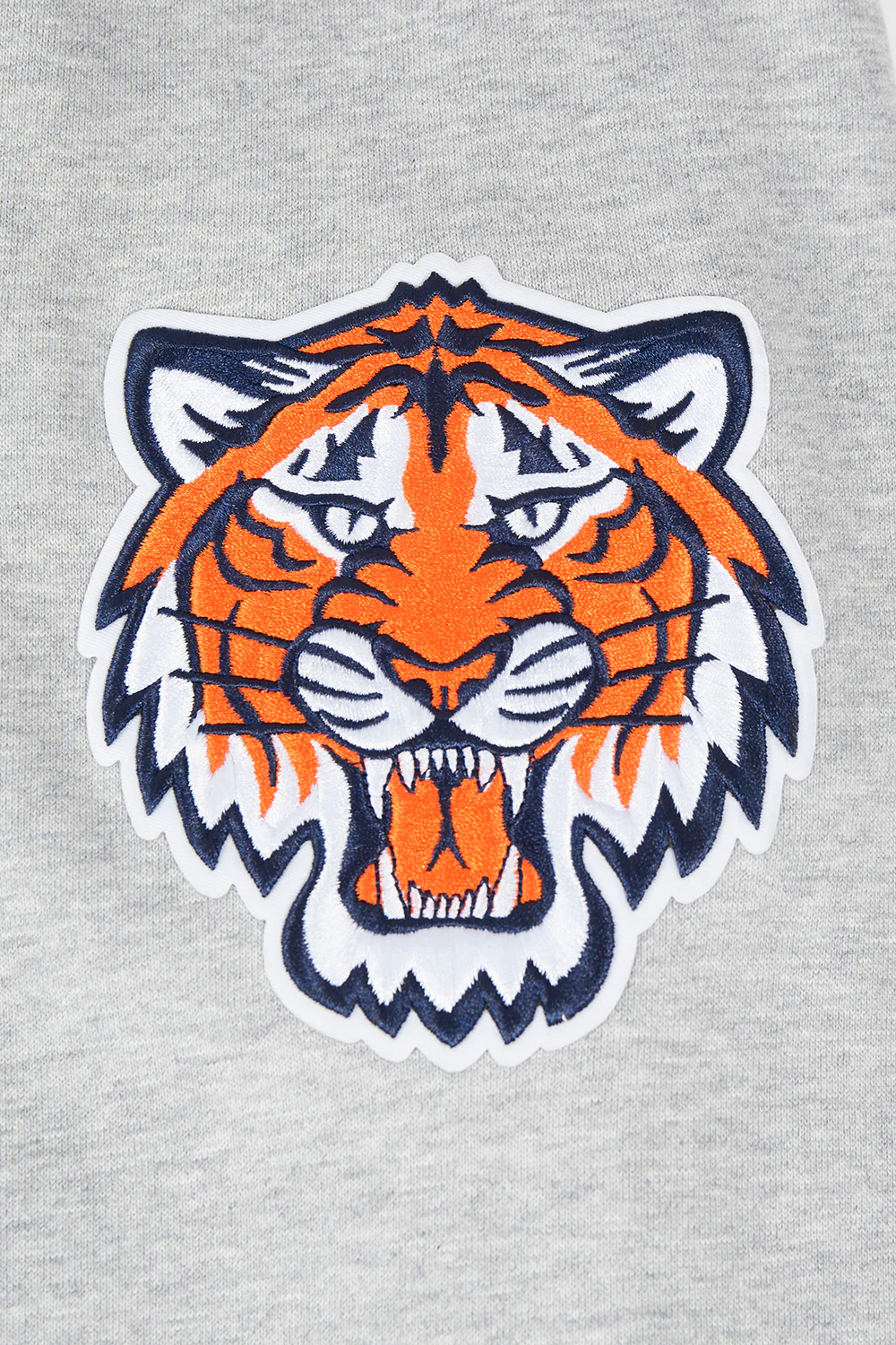 MLB DETROIT TIGERS OLD ENGLISH MEN'S PULLOVER HOODIE (HEATHER GREY) - Image 7