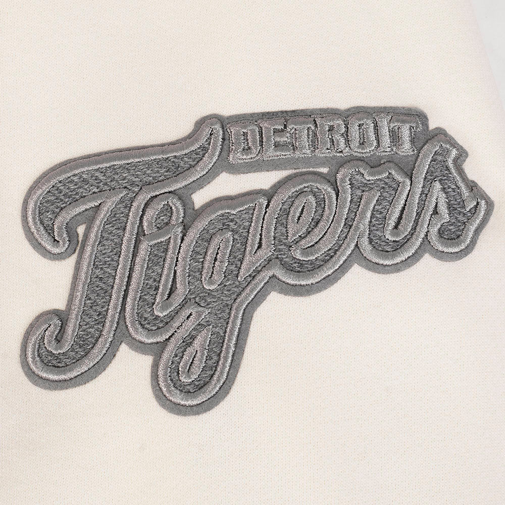 MLB DETROIT TIGERS REVERSE FRENCH TERRY MEN'S DROP SHOULDER FLEECE CREWNECK (EGGSHELL) - Image 12
