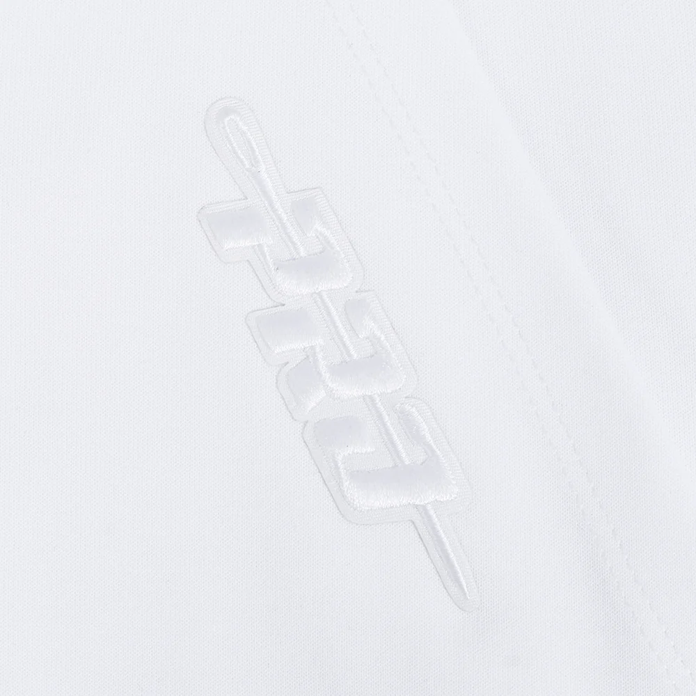 MLB DETROIT TIGERS WHITE OUT MEN'S DOUBLE KNIT PULLOVER HOODIE (WHITE) - Image 5