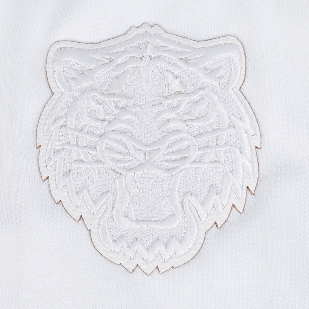 MLB DETROIT TIGERS WHITE OUT MEN'S DOUBLE KNIT PULLOVER HOODIE (WHITE) - Image 8