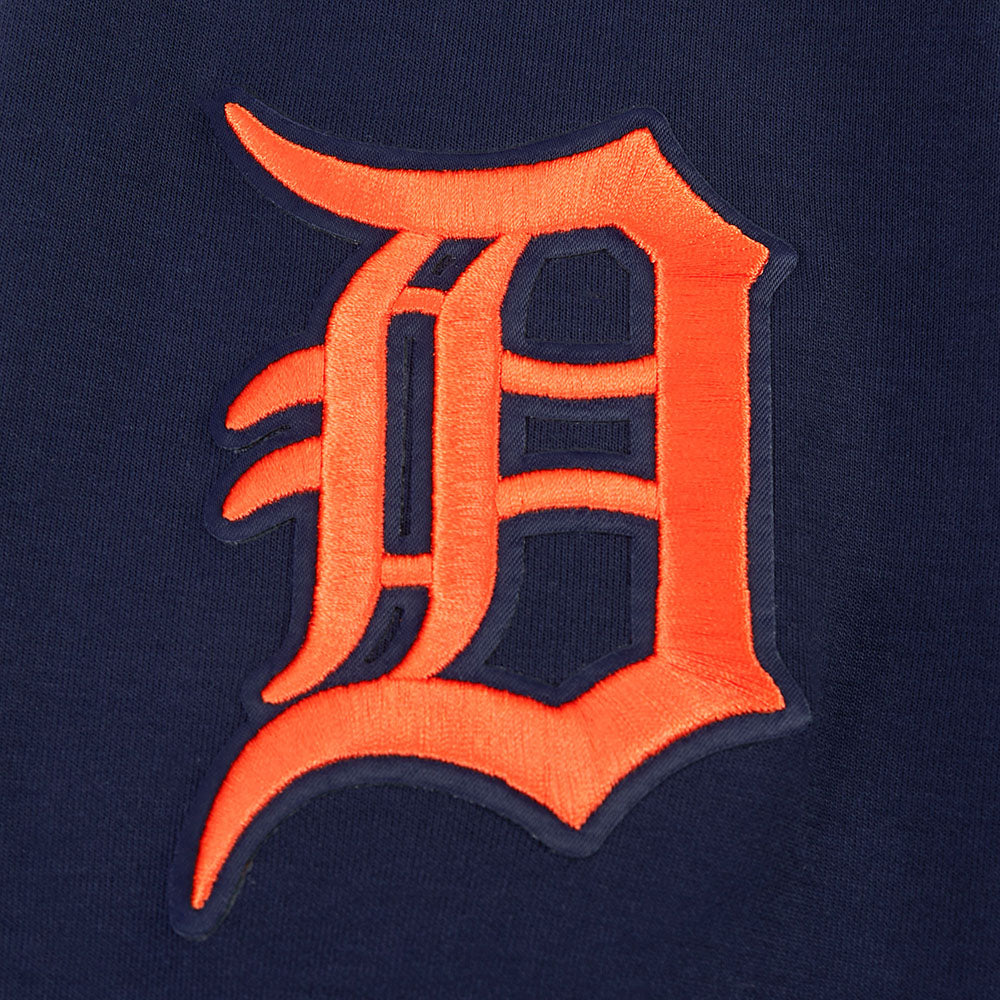 MLB DETROIT TIGERS CLASSIC CHENILLE MEN'S DK FZ HOODIE (MIDNIGHT NAVY) - Image 6
