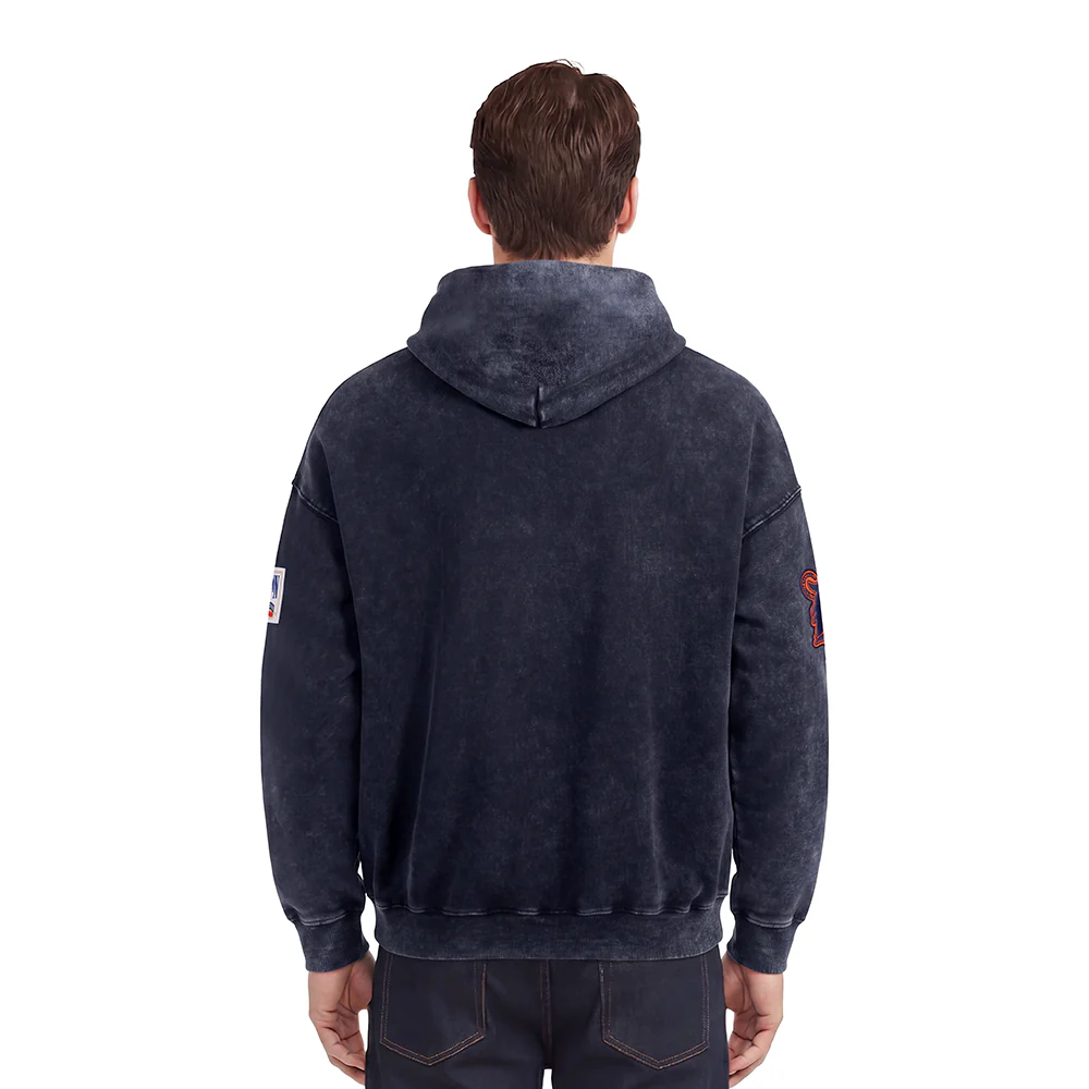 MLB DETROIT TIGERS FIRST TEAM MEN'S PULL OVER HOODIE (WASHED MIDNIGHT NAVY) - Image 2