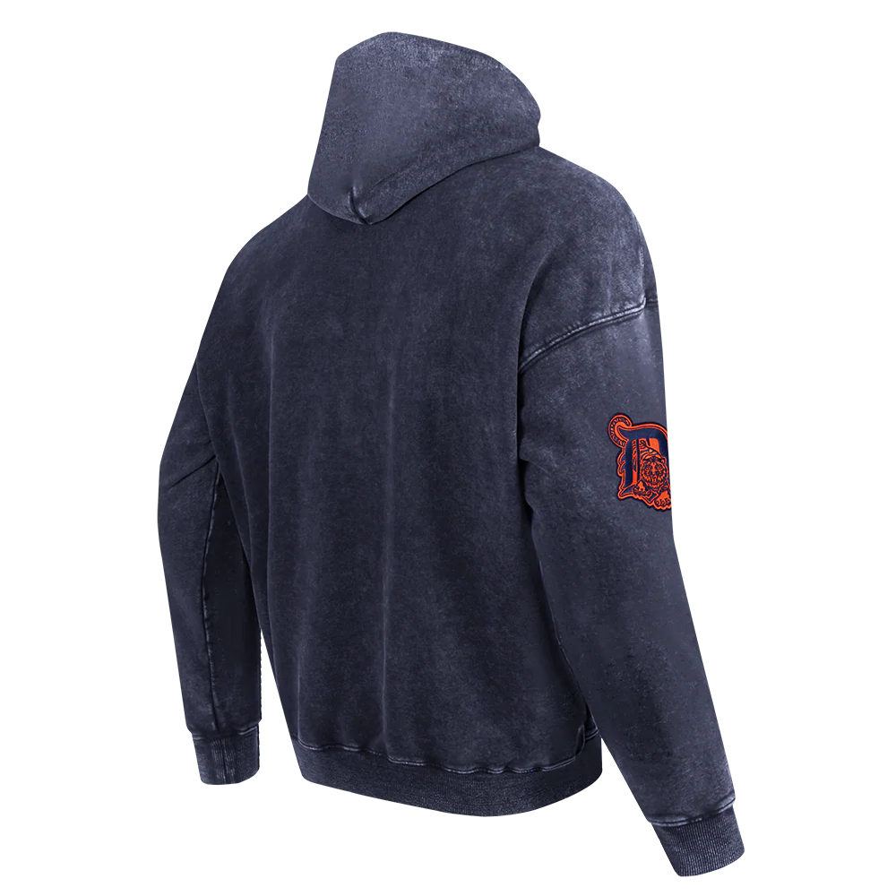 MLB DETROIT TIGERS FIRST TEAM MEN'S PULL OVER HOODIE (WASHED MIDNIGHT NAVY) - Image 4