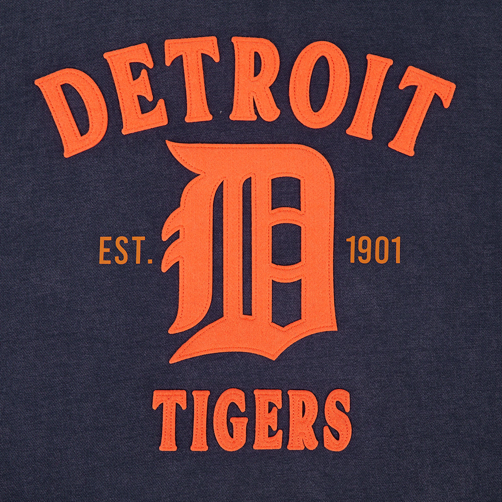 MLB DETROIT TIGERS FIRST TEAM MEN'S PULL OVER HOODIE (WASHED MIDNIGHT NAVY) - Image 7