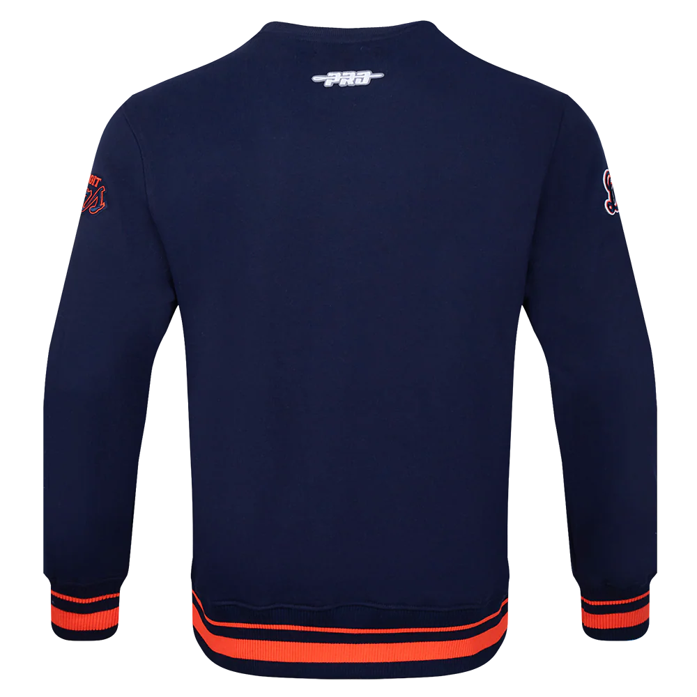 MLB DETROIT TIGERS MASHUP MEN'S RIB CREWNECK (MIDNIGHT NAVY/ORANGE/MIDNIGHT NAVY) - Image 11