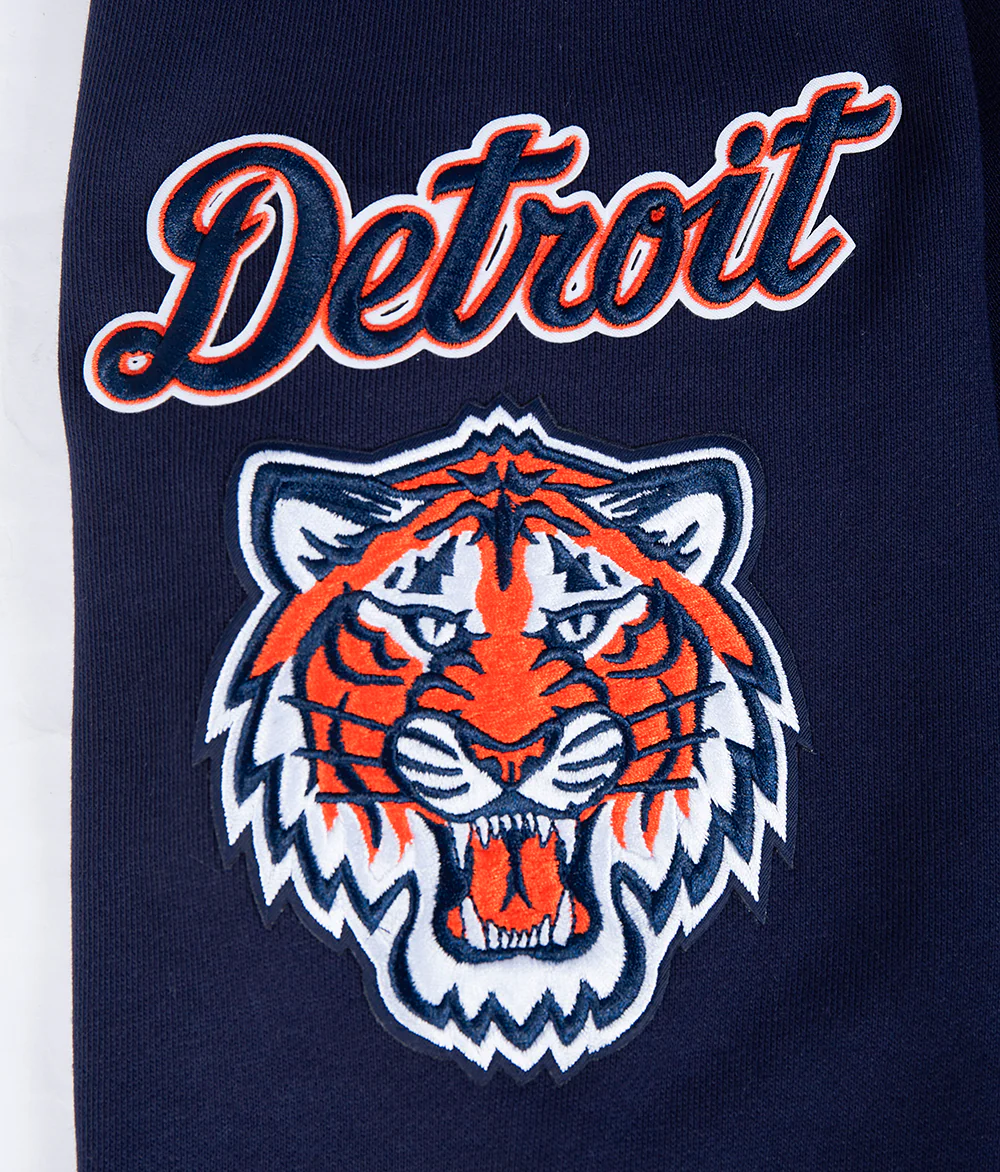 MLB DETROIT TIGERS MASHUP MEN'S RIB CREWNECK (MIDNIGHT NAVY/ORANGE/MIDNIGHT NAVY) - Image 6