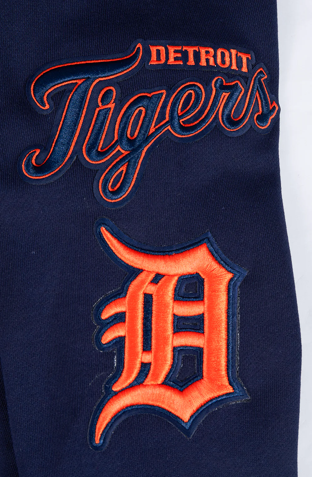 MLB DETROIT TIGERS MASHUP MEN'S RIB CREWNECK (MIDNIGHT NAVY/ORANGE/MIDNIGHT NAVY) - Image 7
