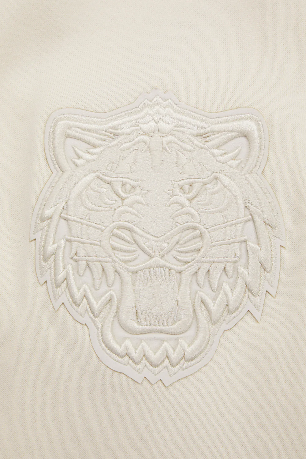 MLB DETROIT TIGERS NEUTRAL DROP SHOULDER MEN'S PULLOVER HOODIE (EGGSHELL) - Image 7