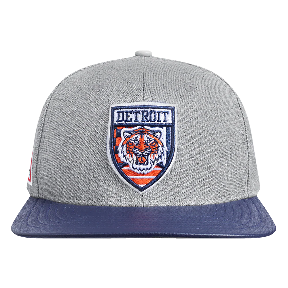 MLB DETROIT TIGERS FAST LANE STRAPBACK HAT (HEATHER GREY)
