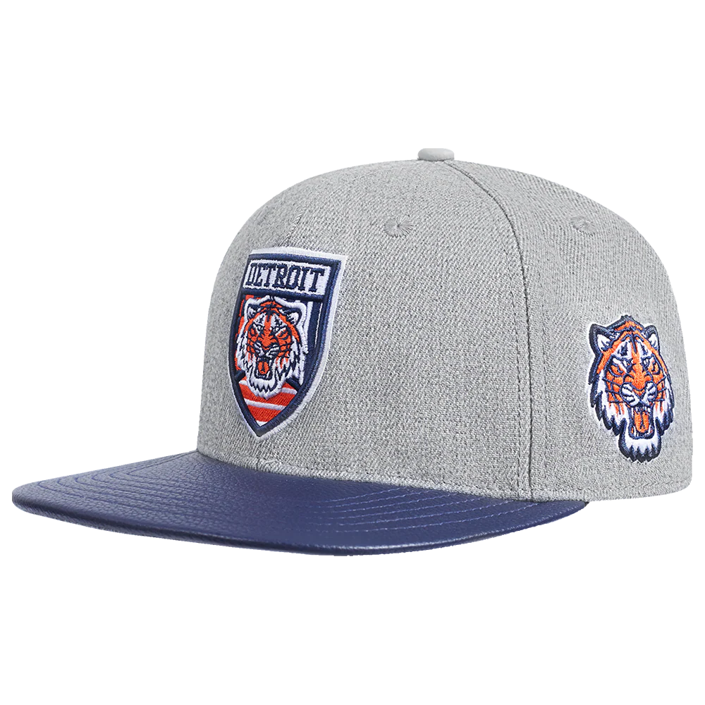 MLB DETROIT TIGERS FAST LANE STRAPBACK HAT (HEATHER GREY) - Image 2