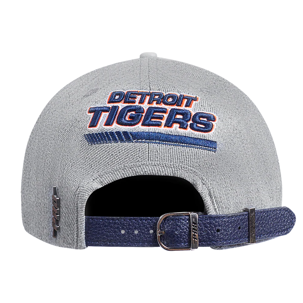 MLB DETROIT TIGERS FAST LANE STRAPBACK HAT (HEATHER GREY) - Image 4