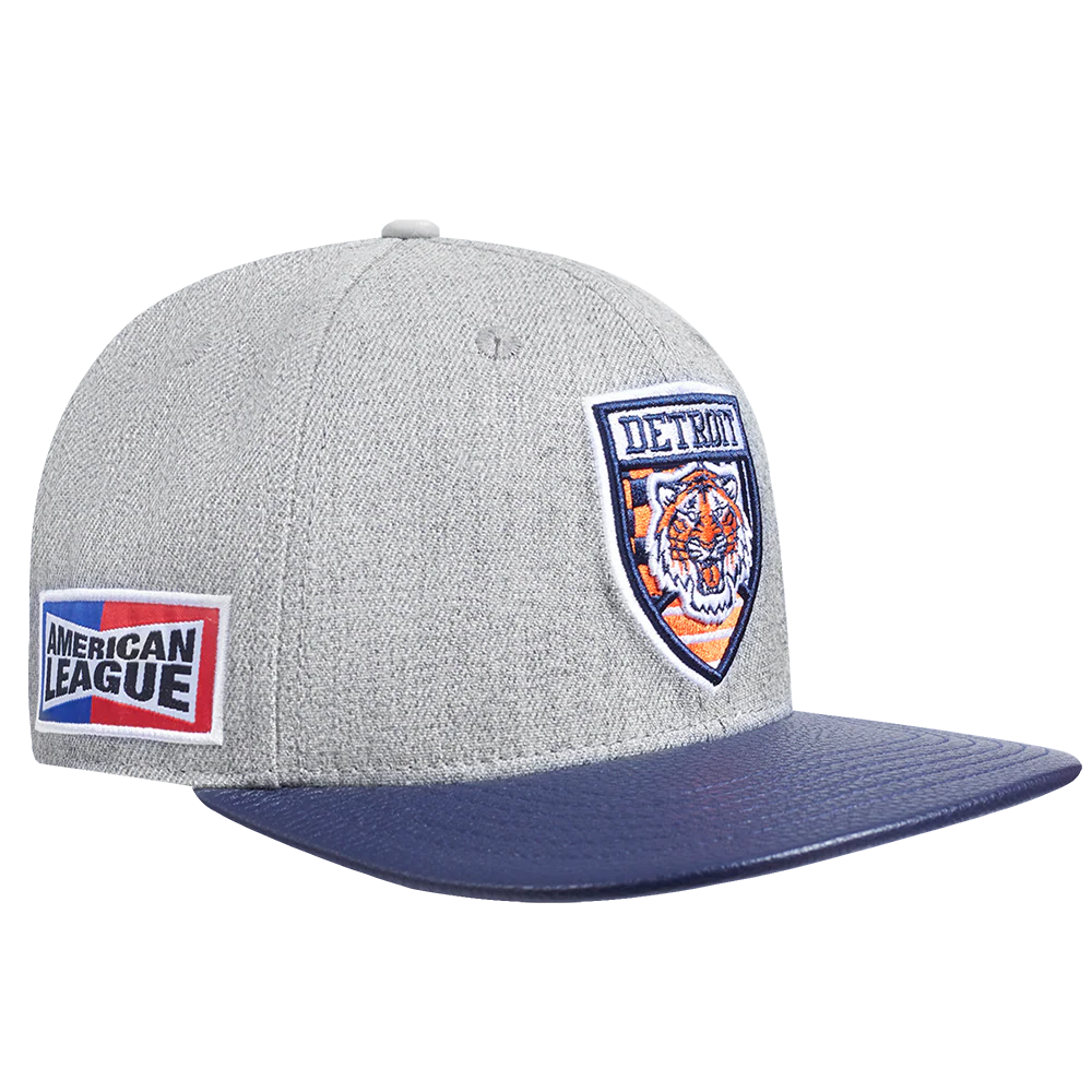 MLB DETROIT TIGERS FAST LANE STRAPBACK HAT (HEATHER GREY) - Image 5