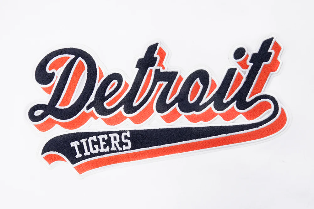 MLB DETROIT TIGERS SCRIPT TAIL WOMEN'S SINGLE JERSEY BOXY TOP (WHITE) - Image 5