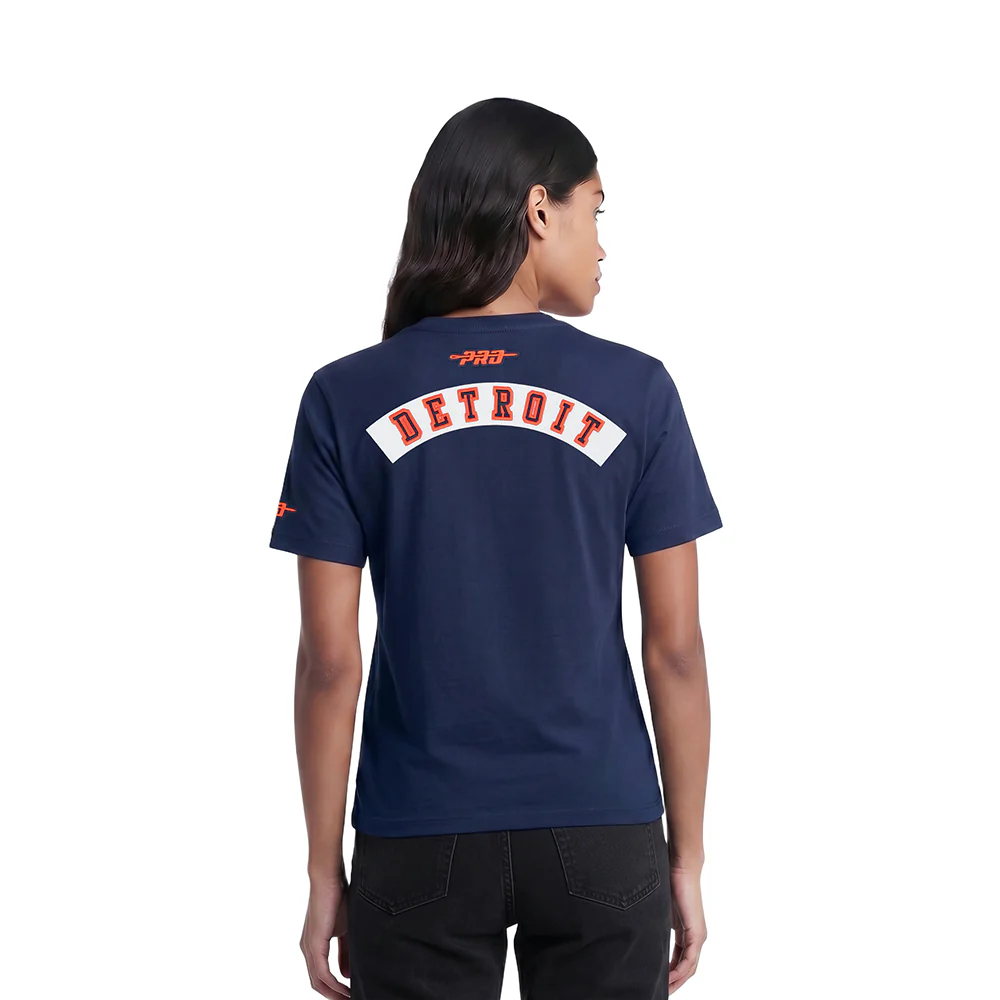 MLB DETROIT TIGERS BEST OF WOMEN'S SS SLIM FIT TEE (MIDNIGHT NAVY) - Image 2