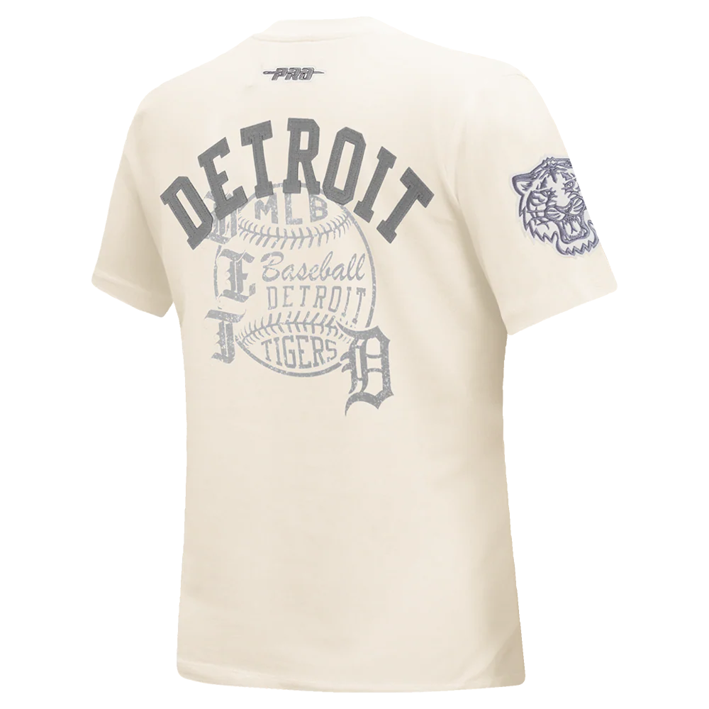 MLB DETROIT TIGERS STREET TEAM WOMEN'S SJ SLIM FIT TEE (EGGSHELL) - Image 4