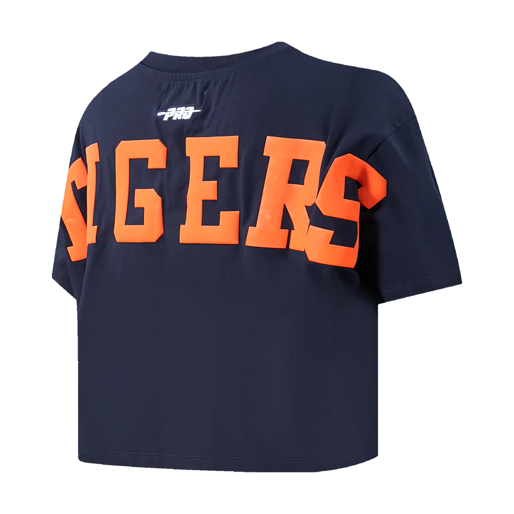 MLB DETROIT TIGERS WINGSPAN WOMEN'S SJ BOXY TEE (MIDNIGHT NAVY) - Image 6