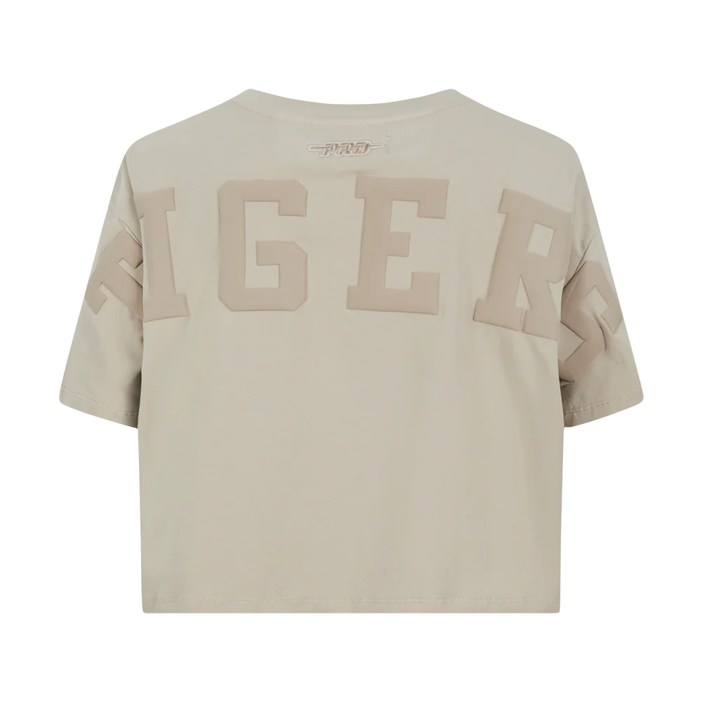 MLB DETROIT TIGERS WINGSPAN WOMEN'S SJ BOXY TEE (TAUPE) - Image 5