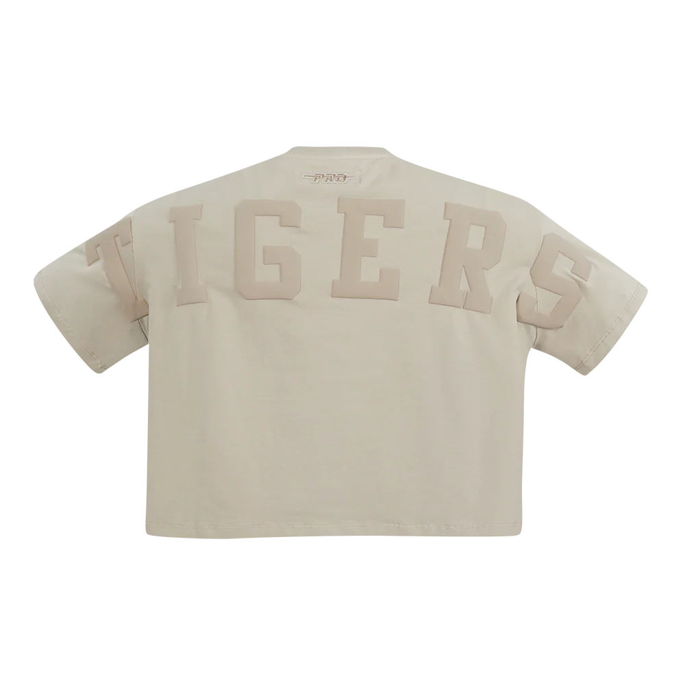 MLB DETROIT TIGERS WINGSPAN WOMEN'S SJ BOXY TEE (TAUPE) - Image 7