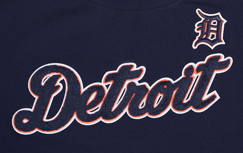 MLB DETROIT TIGERS CLASSIC SHORT SLEEVE WOMEN'S SLIM FIT TOP (MIDNIGHT NAVY) - Image 5