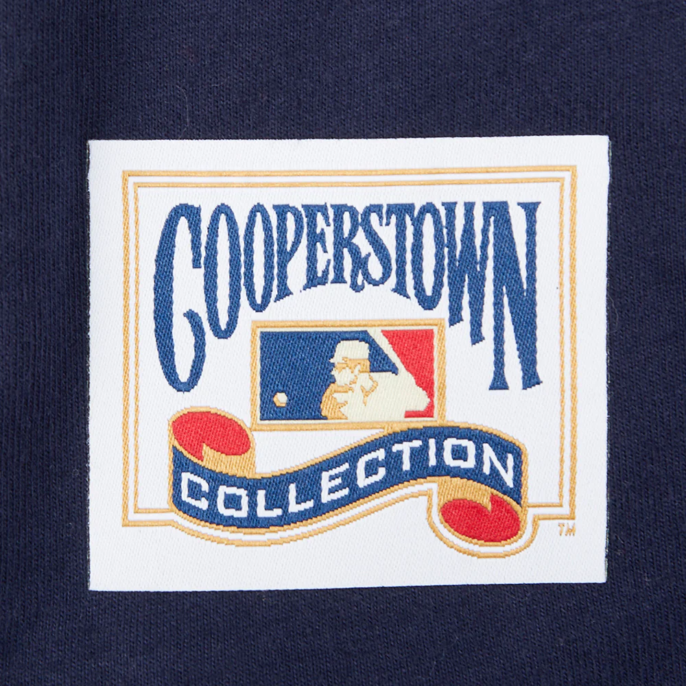 MLB DETROIT TIGERS RETRO CLASSIC BIG BOYS SHORT SLEEVE STRIPED RIB TOP (MIDNIGHT NAVY/ORANGE) - Image 5