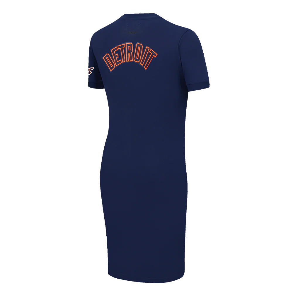 MLB DETROIT TIGERS CLASSIC WOMEN'S BODYCON DRESS (MIDNIGHT NAVY) - Image 4