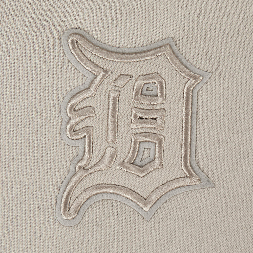 MLB DETROIT TIGERS NEUTRAL BIG GIRLS FLEECE PO HOODIE (TAUPE) - Image 6