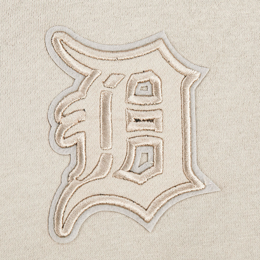 MLB DETROIT TIGERS NEUTRAL BIG GIRL'S FLEECE PO HOODIE (TAUPE) - Image 6
