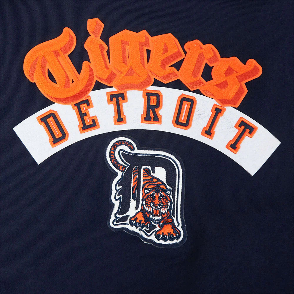 MLB DETROIT TIGERS BEST OF WOMEN'S FLC FZ HOODIE (MIDNIGHT NAVY) - Image 8