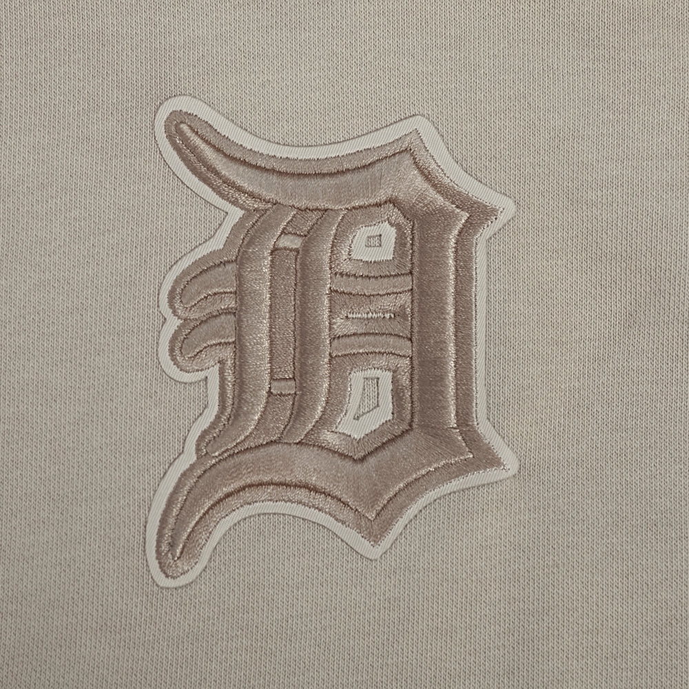 MLB DETROIT TIGERS WINGSPAN WOMEN'S FLC CROPPED PO HOODIE (TAUPE) - Image 6
