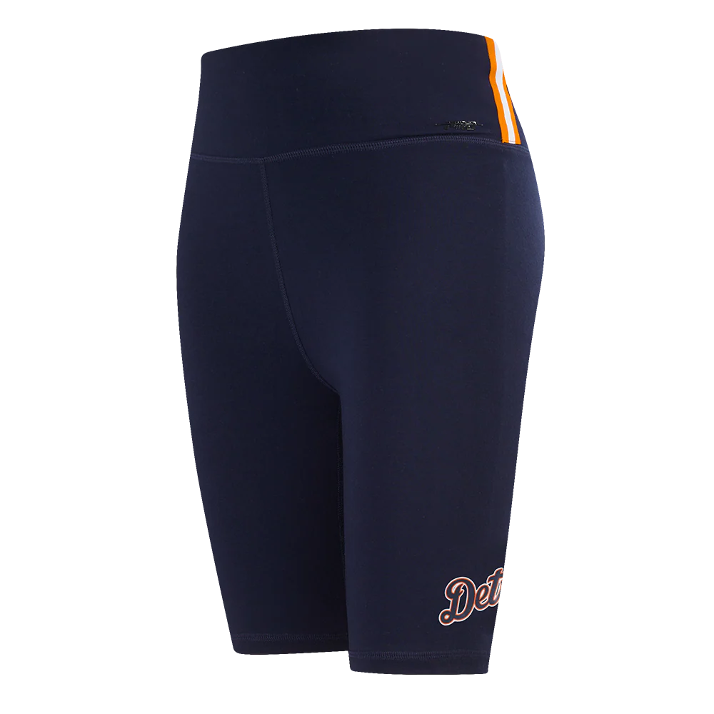 MLB DETROIT TIGERS CLASSIC WOMEN'S COTTON BIKE SHORT (MIDNIGHT NAVY)