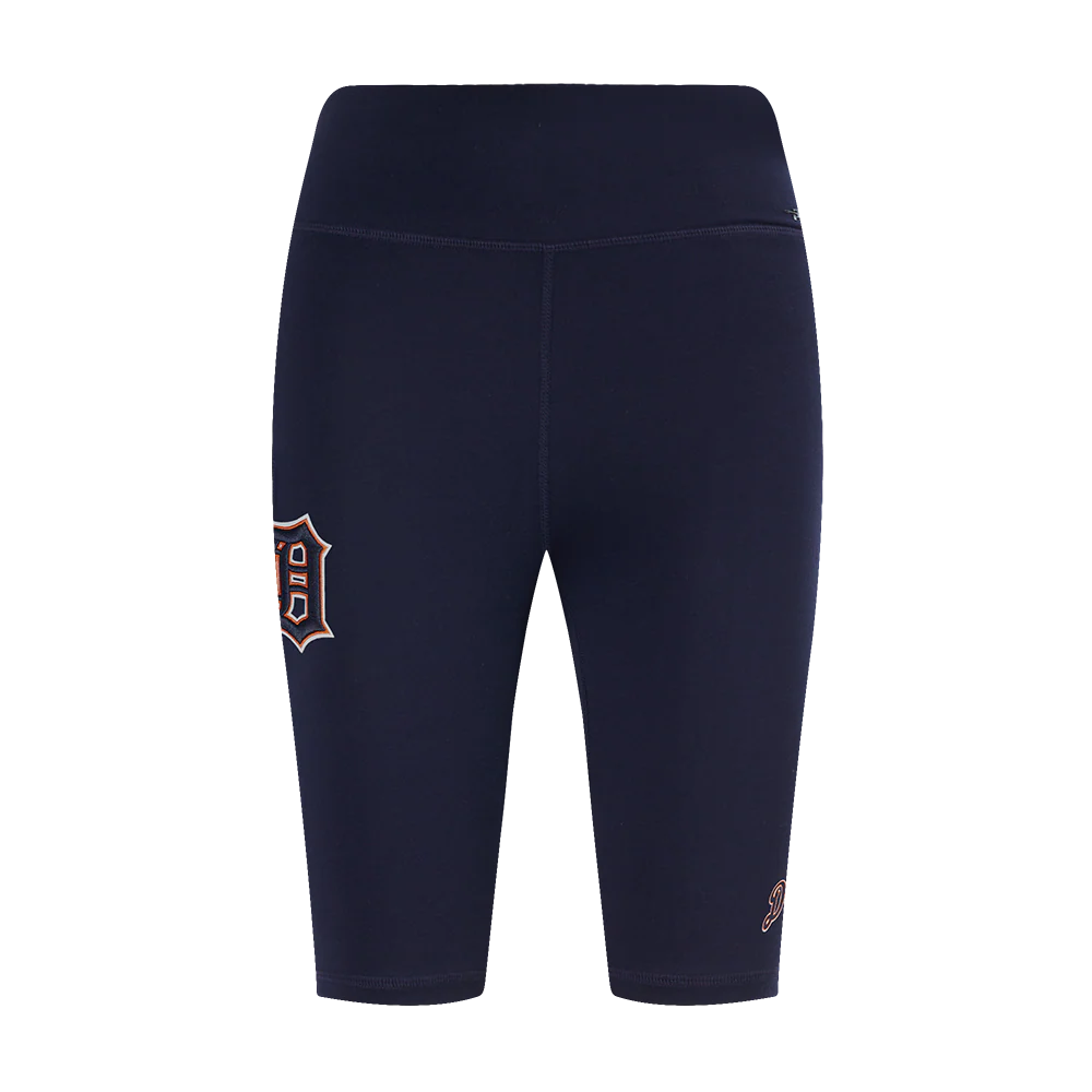 MLB DETROIT TIGERS CLASSIC WOMEN'S COTTON BIKE SHORT (MIDNIGHT NAVY) - Image 2