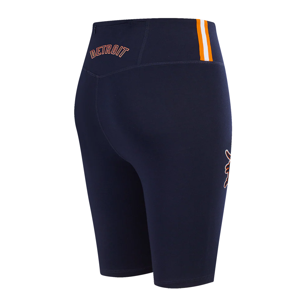MLB DETROIT TIGERS CLASSIC WOMEN'S COTTON BIKE SHORT (MIDNIGHT NAVY) - Image 4