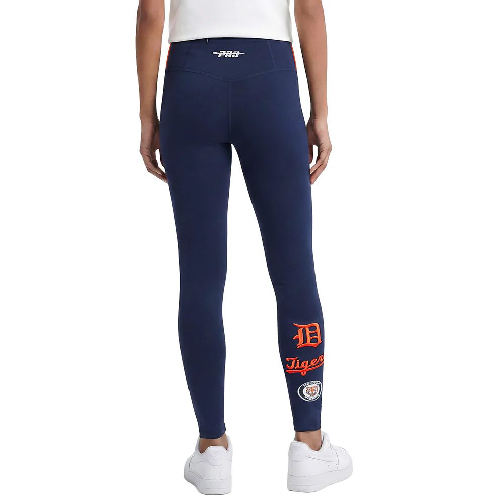 MLB DETROIT TIGERS RETRO CLASSICS WOMEN'S LEGGING (MIDNIGHT NAVY) - Image 2
