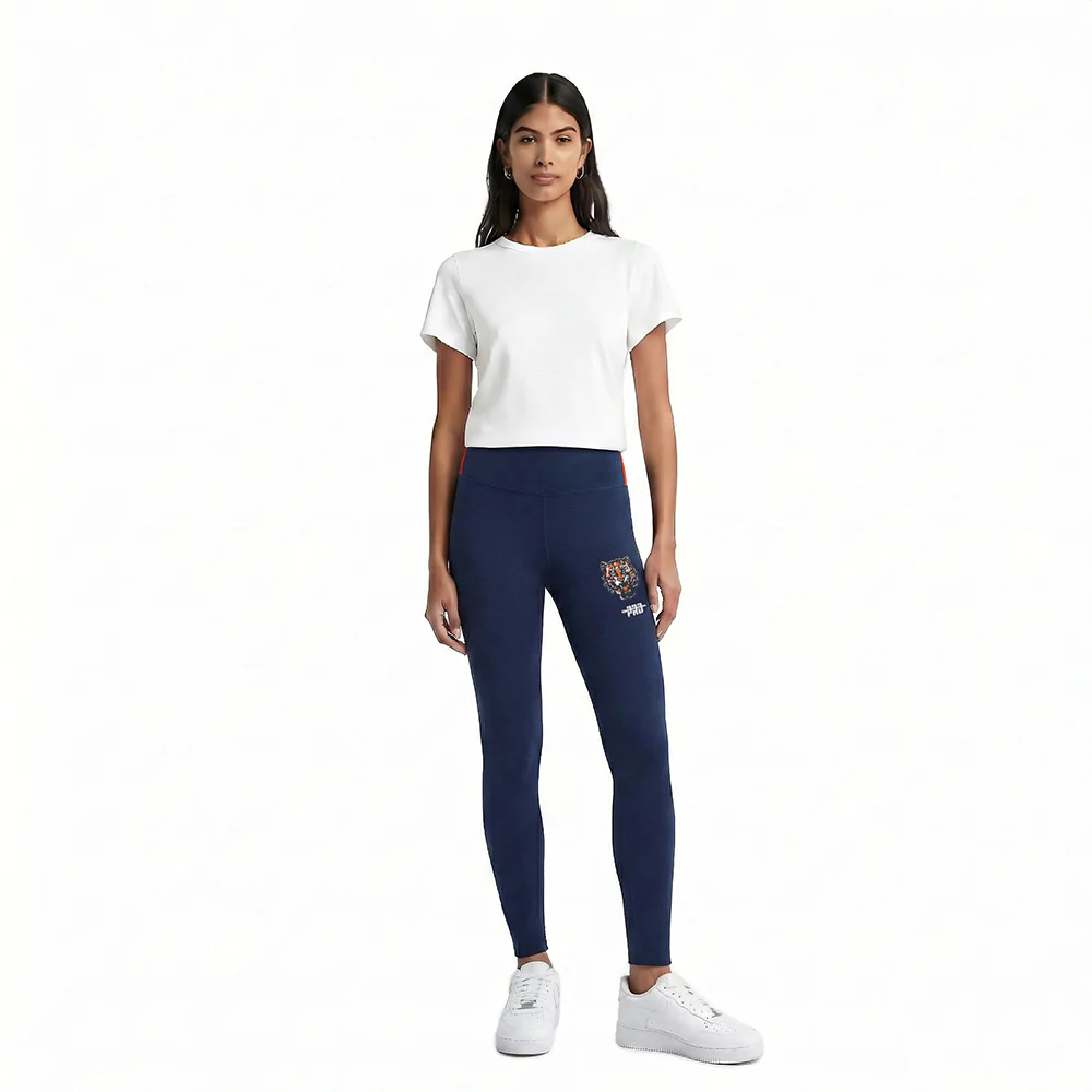 MLB DETROIT TIGERS RETRO CLASSICS WOMEN'S LEGGING (MIDNIGHT NAVY) - Image 3